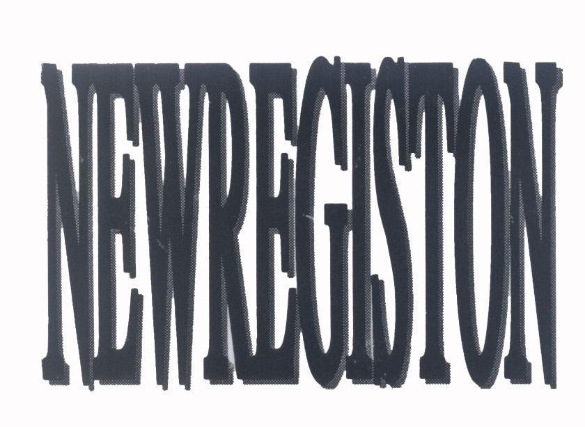 Mẫu nhãn hiệu NEWREGISTON