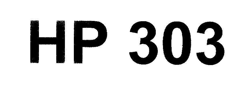 Mẫu nhãn hiệu HP 303
