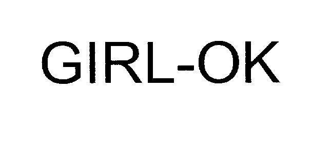 Mẫu nhãn hiệu GIRL - OK