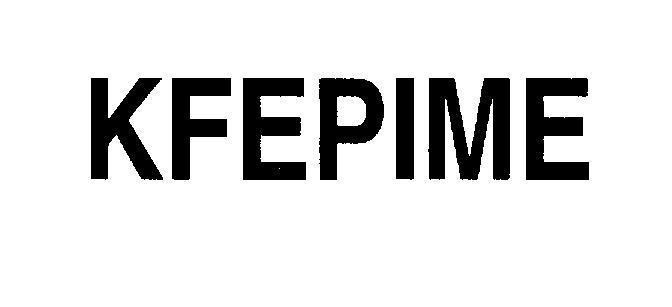 Mẫu nhãn hiệu KFEPIME