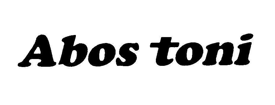Mẫu nhãn hiệu Abos toni