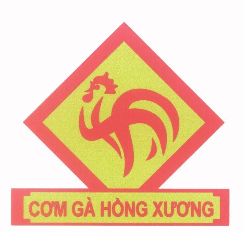 Mẫu nhãn hiệu Cơm Gà Hồng Xương