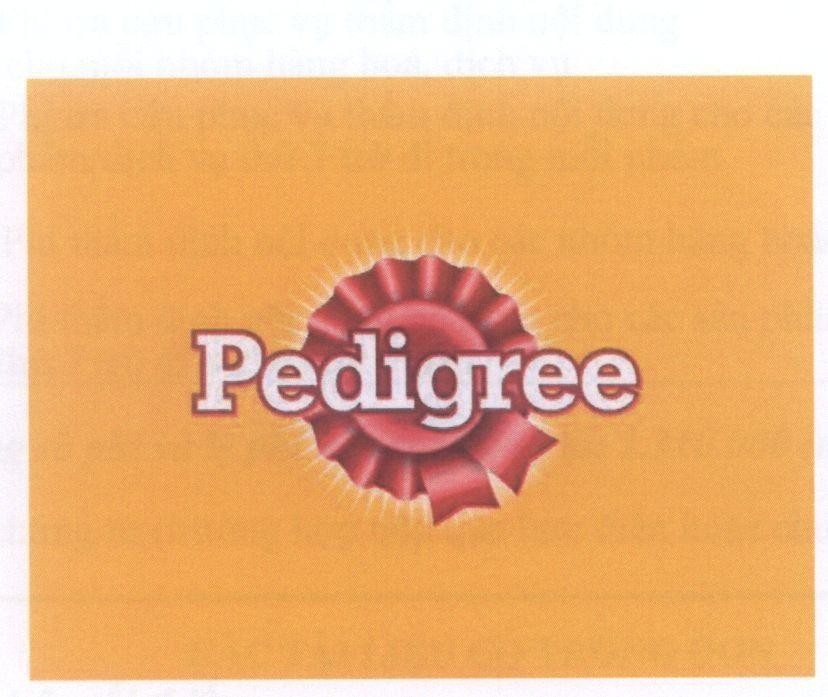 Mẫu nhãn hiệu Pedigree