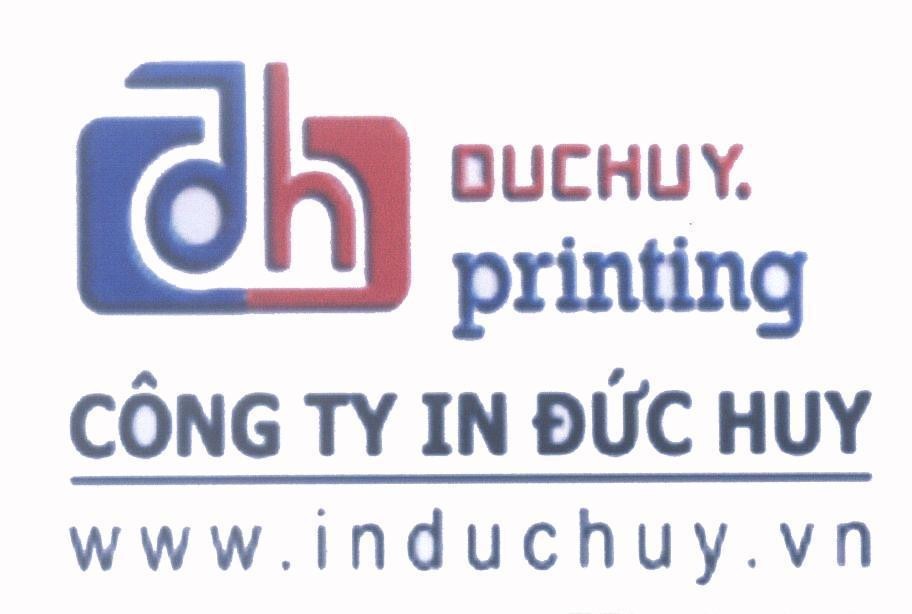 Mẫu nhãn hiệu dh DUCHUY printing Công Ty In Đức Huy www.induchuy.vn