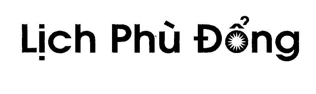 Mẫu nhãn hiệu Lịch Phù Đổng