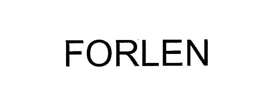 Mẫu nhãn hiệu FORLEN