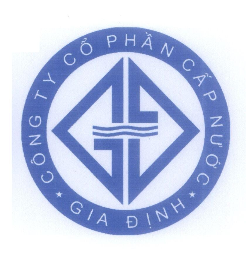 Mẫu nhãn hiệu GĐ Công Ty Cổ Phần Cấp Nước Gia Định