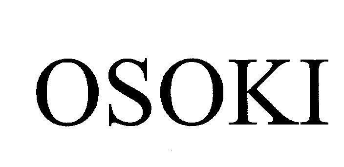 Mẫu nhãn hiệu OSOKI