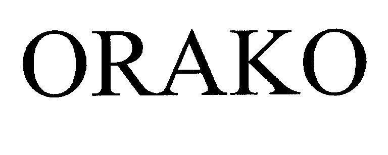 Mẫu nhãn hiệu ORAKO