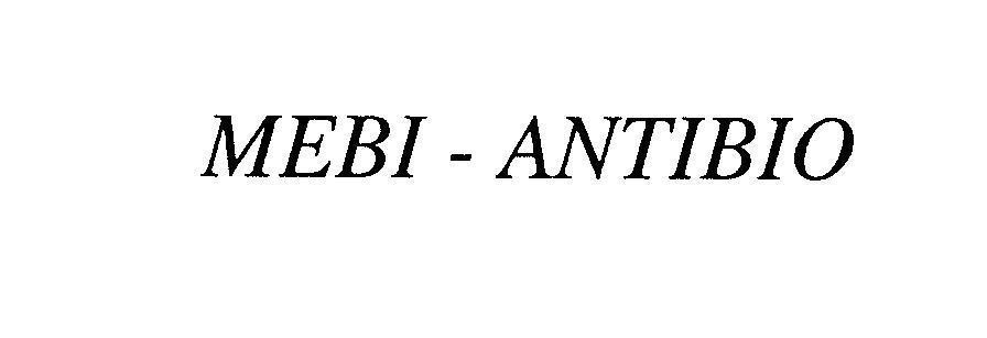 Mẫu nhãn hiệu MEBI - ANTIBIO