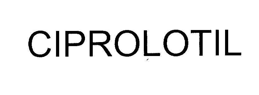 Mẫu nhãn hiệu CIPROLOTIL