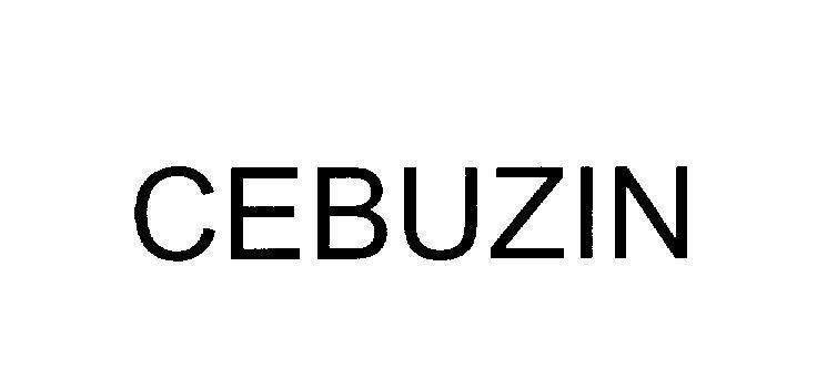 Mẫu nhãn hiệu CEBUZIN