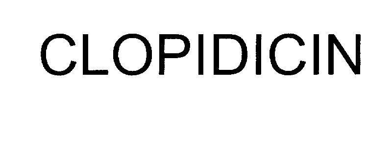Mẫu nhãn hiệu CLOPIDICIN