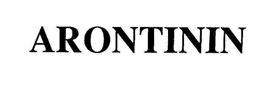 Mẫu nhãn hiệu ARONTININ