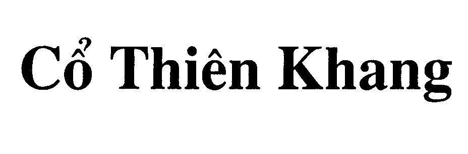 Mẫu nhãn hiệu Cổ Thiên Khang