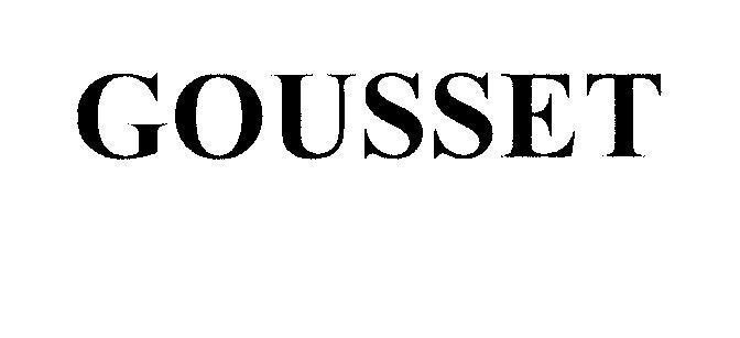 Mẫu nhãn hiệu GOUSSET