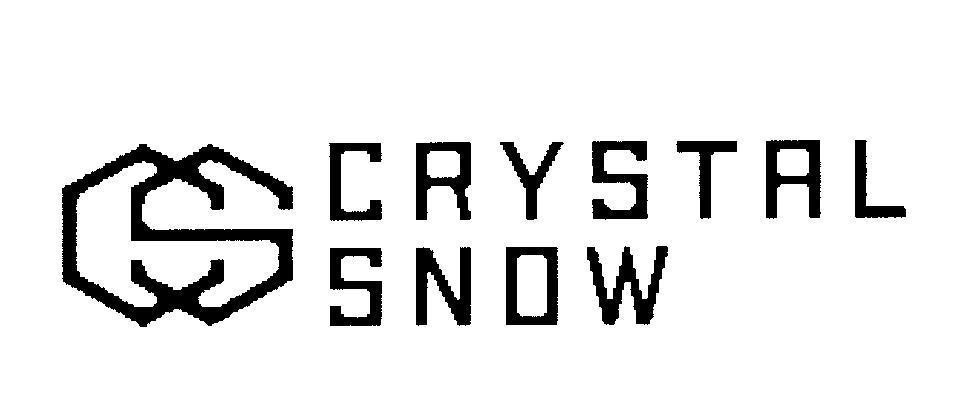 Mẫu nhãn hiệu C S CRYSTAL SNOW