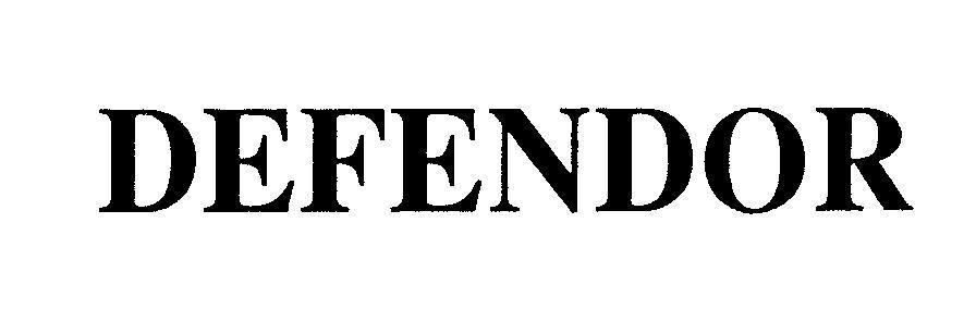 Mẫu nhãn hiệu DEFENDOR