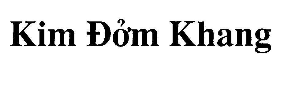 Mẫu nhãn hiệu Kim Đởm Khang