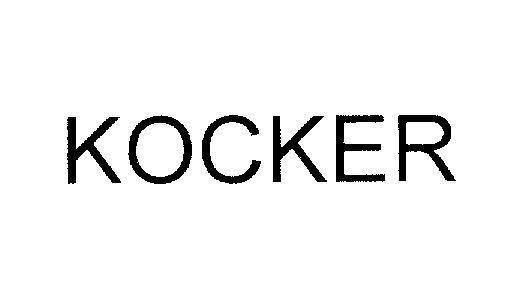 Mẫu nhãn hiệu KOCKER