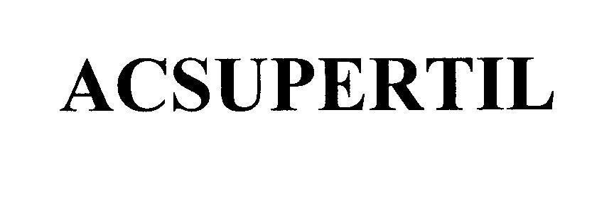 Mẫu nhãn hiệu ACSUPERTIL