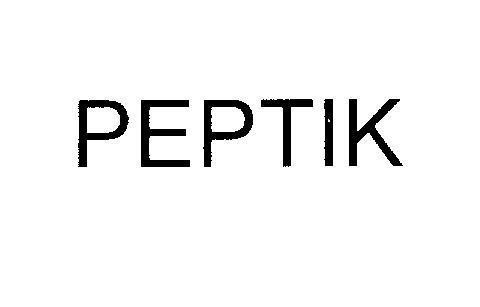 Mẫu nhãn hiệu PEPTIK