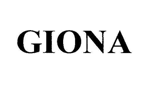 Mẫu nhãn hiệu GIONA