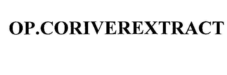 Mẫu nhãn hiệu OP.CORIVEREXTRACT