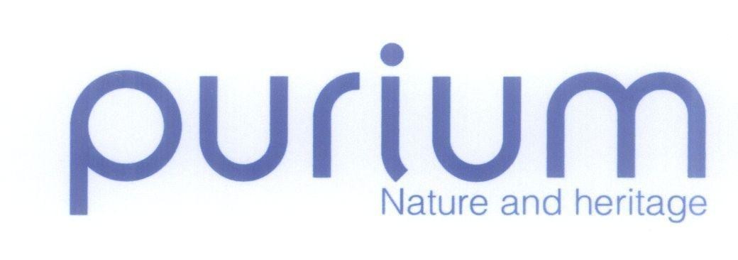 Mẫu nhãn hiệu purium Nature and heritage