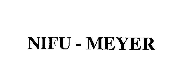 Mẫu nhãn hiệu NIFU - MEYER