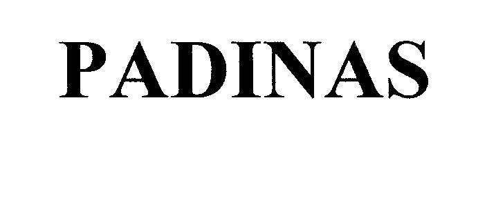 Mẫu nhãn hiệu PADINAS