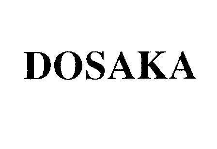 Mẫu nhãn hiệu DOSAKA