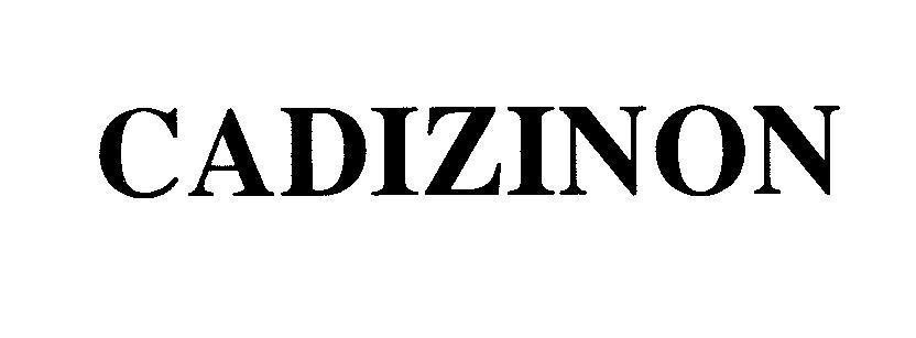 Mẫu nhãn hiệu CADIZINON