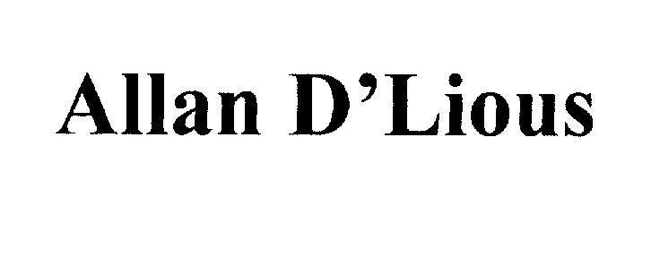 Mẫu nhãn hiệu Allan D'Lious