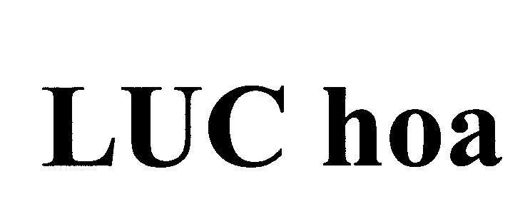 Mẫu nhãn hiệu LUC hoa