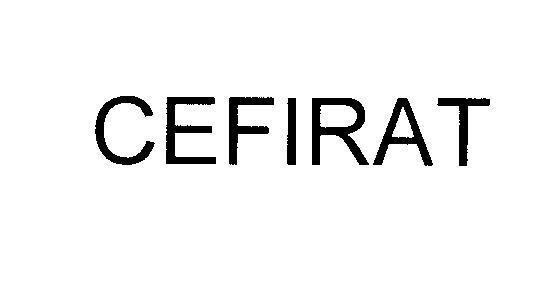 Mẫu nhãn hiệu CEFIRAT