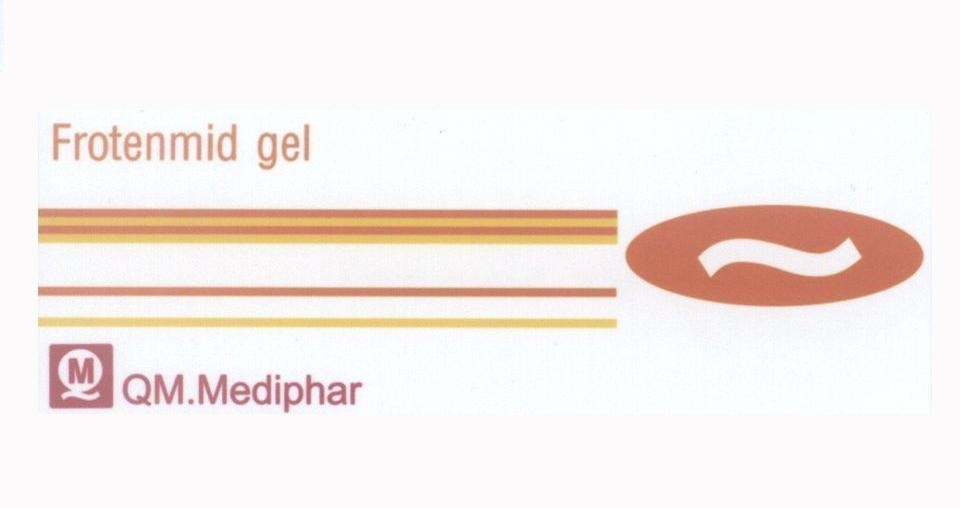 Mẫu nhãn hiệu Q M QM.Mediphar Frotenmid gel
