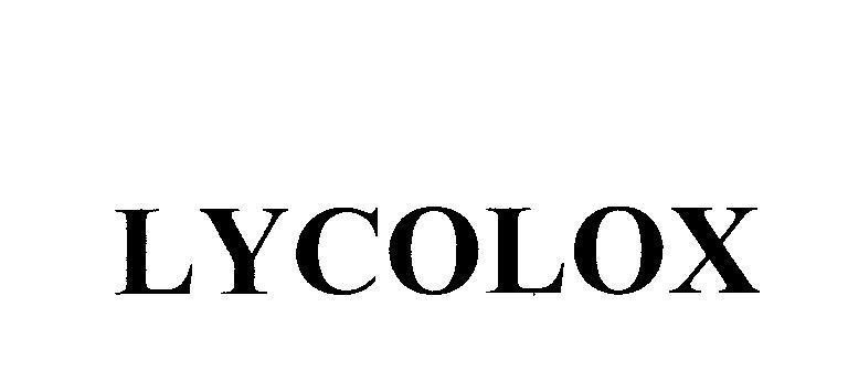 Mẫu nhãn hiệu LYCOLOX