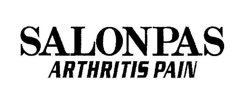 Mẫu nhãn hiệu SALONPAS ARTHRITIS PAIN