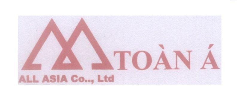 Mẫu nhãn hiệu AA Toàn á ALL ASIA Co., Ltd