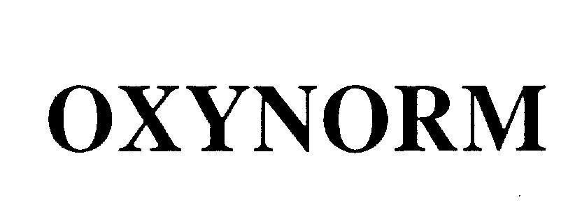 Mẫu nhãn hiệu OXYNORM