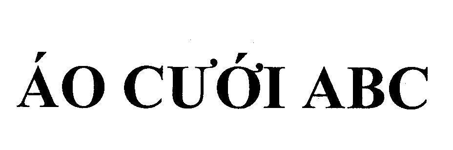 Mẫu nhãn hiệu áo Cưới ABC