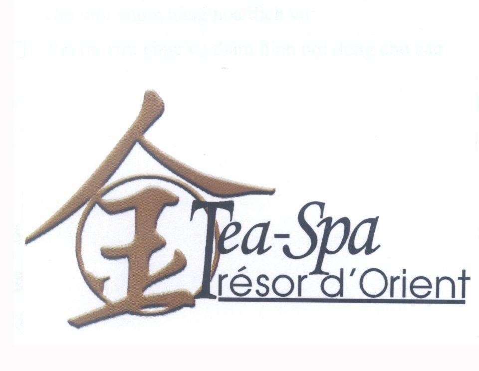 Mẫu nhãn hiệu O Tea - Spa Trésor d'Orient [jin: vàng, tiền, kim loại]