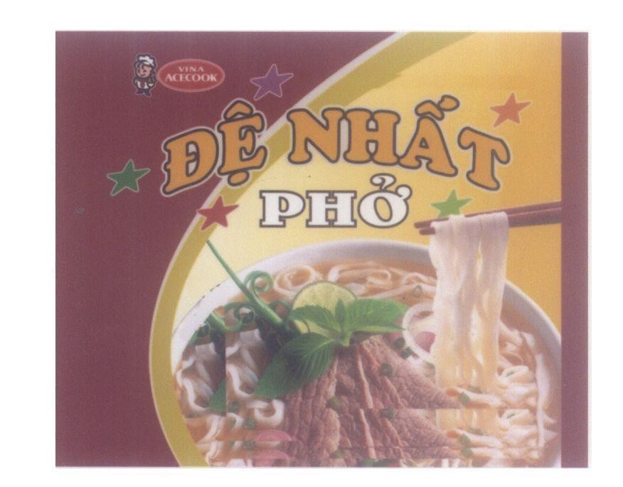 Mẫu nhãn hiệu VINA ACECOOK Đệ Nhất Phở