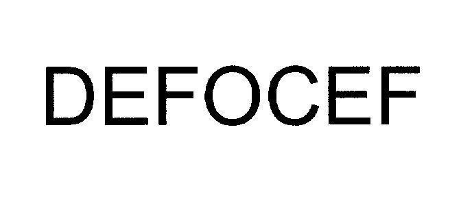 Mẫu nhãn hiệu DEFOCEF