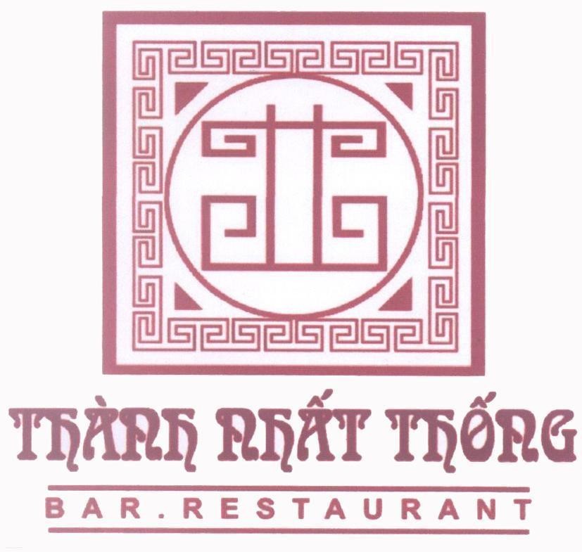 Mẫu nhãn hiệu Thành Nhất Thống BAR . RESTAURANT