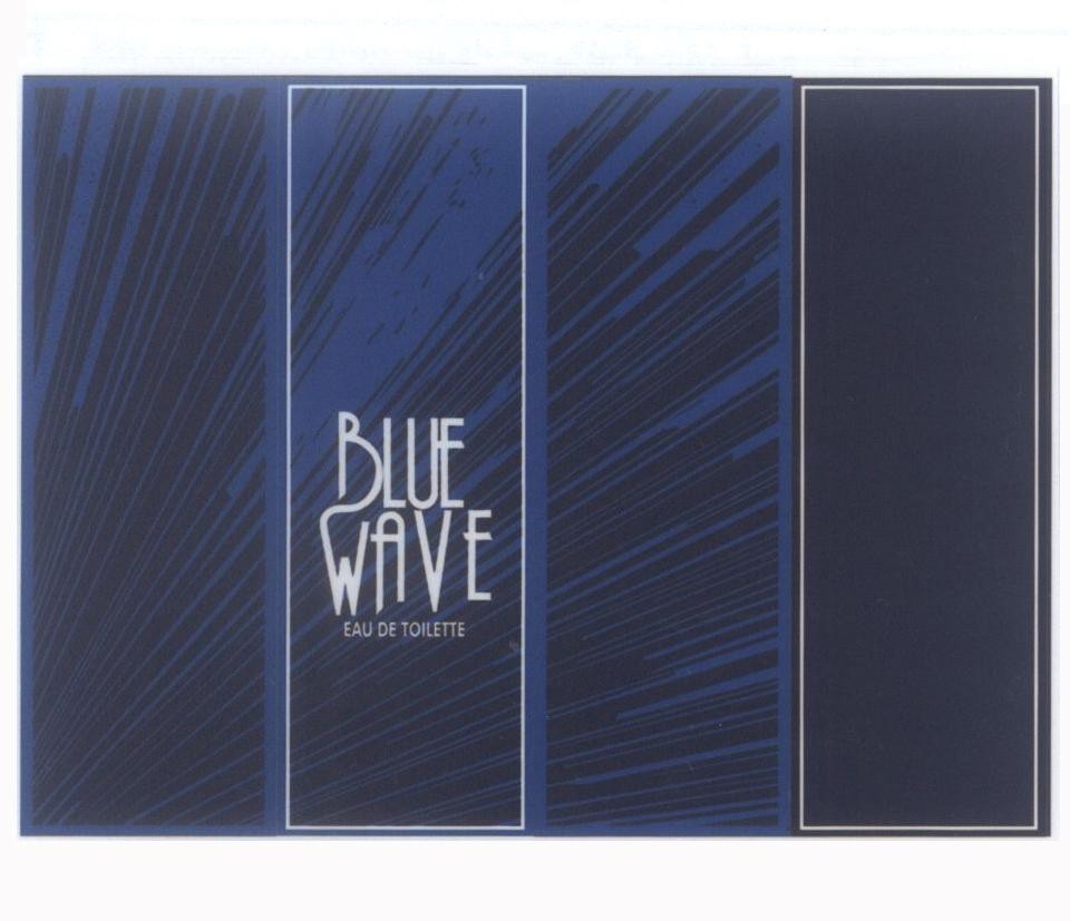 Mẫu nhãn hiệu BLUE WAVE EAU DE TOILETTE