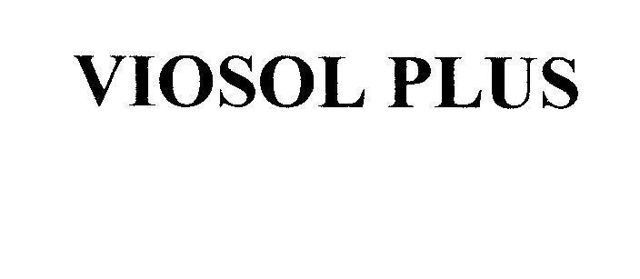 Mẫu nhãn hiệu VIOSOL PLUS
