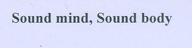 Mẫu nhãn hiệu Sound mind, Sound body