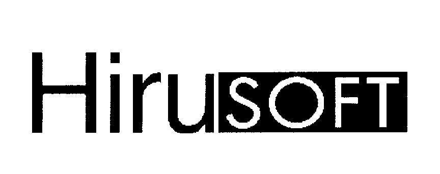 Mẫu nhãn hiệu HiruSOFT Hiru SOFT